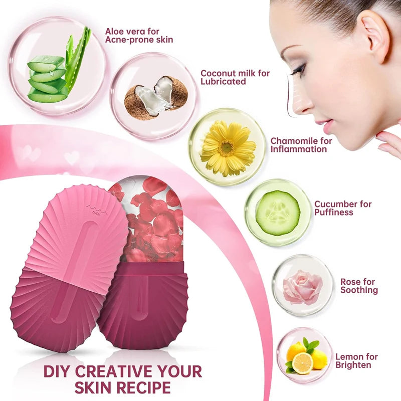 Silicone Ice Face Roller